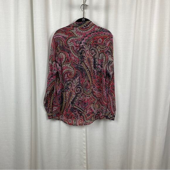 The Kooples Multicolor Paisley Blouse - Picture 8 of 11